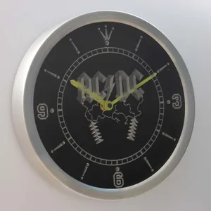 AC/DC Thunderstruck LED Neon Wall Clock