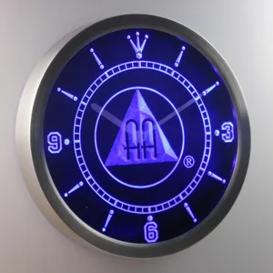 Alcoholics Anonymous AA LED Neon Wall Clock