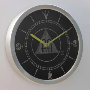 Alcoholics Anonymous AA LED Neon Wall Clock