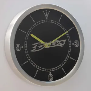 Anaheim Ducks LED Neon Wall Clock