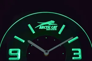 Arctic Cat Modern LED Neon Wall Clock