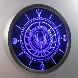 Battlestar Galactica   LED Neon Wall Clock