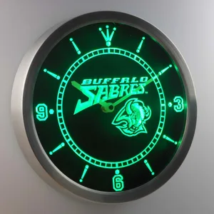 Buffalo Sabres LED Neon Wall Clock