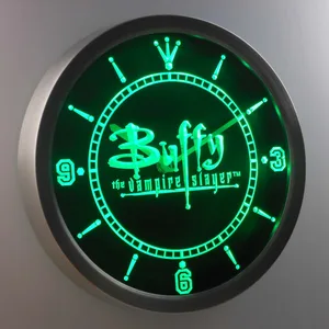 Buffy the Vampire Slayer   LED Neon Wall Clock