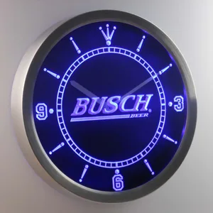 Busch LED Neon Wall Clock