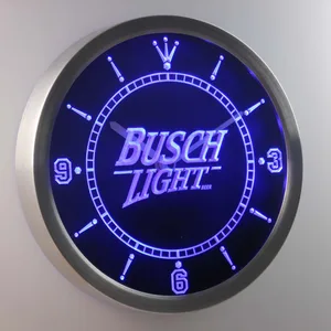 Busch Light LED Neon Wall Clock