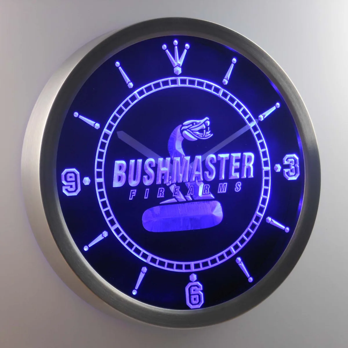 Bushmaster LED Neon Wall Clock