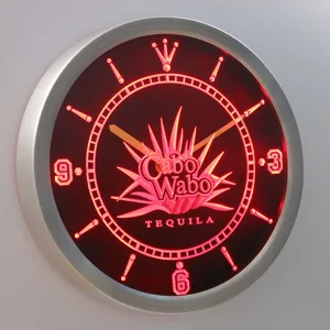 Cabo Wabo Tequila LED Neon Wall Clock