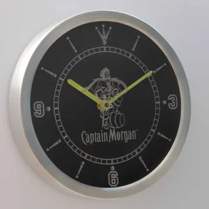 Captain Morgan LED Neon Wall Clock