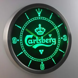 Carlsberg LED Neon Wall Clock