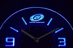 Carolina Hurricanes Modern LED Neon Wall Clock