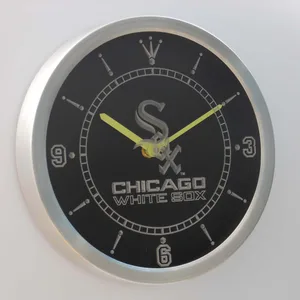 Chicago White Sox LED Neon Wall Clock