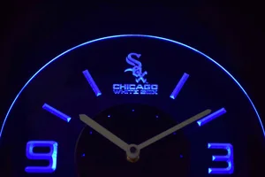 Chicago White Sox Modern LED Neon Wall Clock