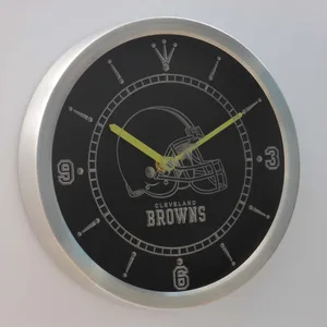 Cleveland Browns LED Neon Wall Clock
