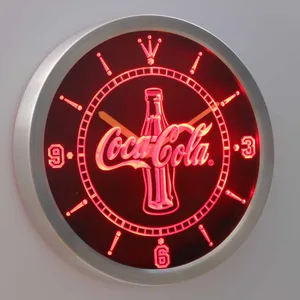 Coca-Cola Bottle LED Neon Wall Clock