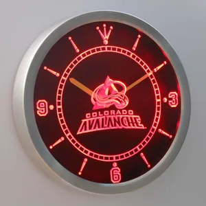 Colorado Avalanche LED Neon Wall Clock