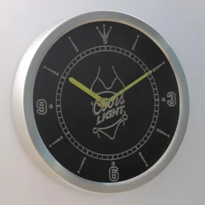 Coors Light Bikini LED Neon Wall Clock