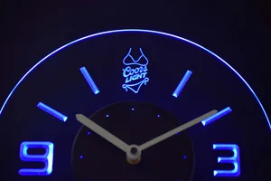 Coors Light Bikini Modern LED Neon Wall Clock