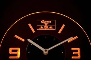 Corona Extra Mexico Modern LED Neon Wall Clock