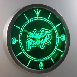 Daft Punk LED Neon Wall Clock