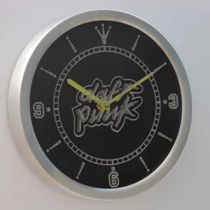 Daft Punk LED Neon Wall Clock