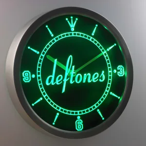 Deftones LED Neon Wall Clock