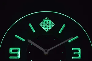 Detroit Tigers Diamond Modern LED Neon Wall Clock