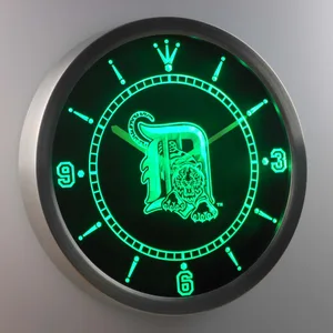 Detroit Tigers LED Neon Wall Clock