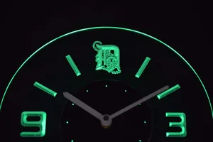 Detroit Tigers Modern LED Neon Wall Clock