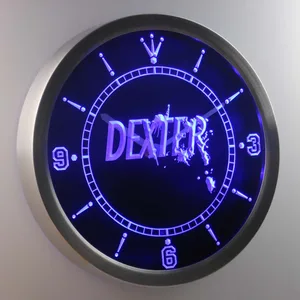 Dexter LED Neon Wall Clock