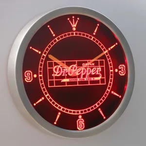 Dr. Pepper Good For Life LED Neon Wall Clock