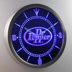 Dr Pepper LED Neon Wall Clock