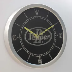 Dr Pepper LED Neon Wall Clock
