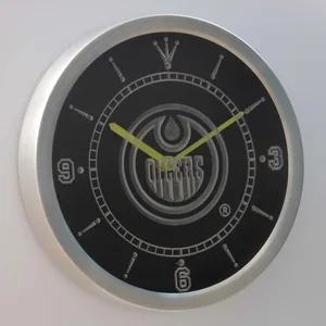 Edmonton Oilers LED Neon Wall Clock