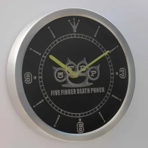 Five Finger Death Punch LED Neon Wall Clock
