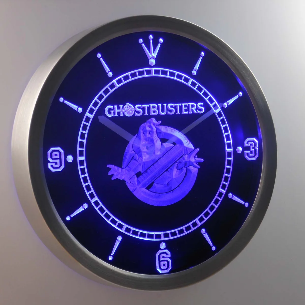 Ghostbusters LED Neon Wall Clock