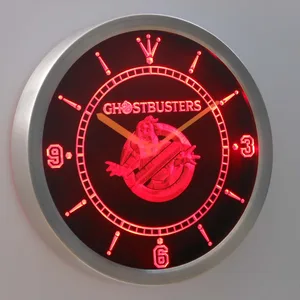 Ghostbusters LED Neon Wall Clock