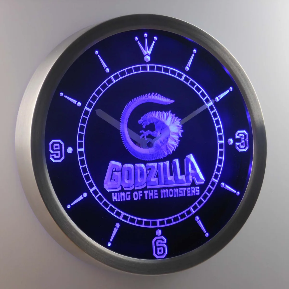 Godzilla King of the Monsters LED Neon Wall Clock