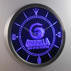 Godzilla King of the Monsters LED Neon Wall Clock