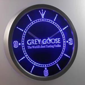 Grey Goose LED Neon Wall Clock