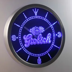 Grolsch LED Neon Wall Clock