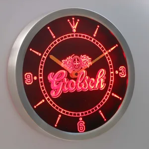 Grolsch LED Neon Wall Clock