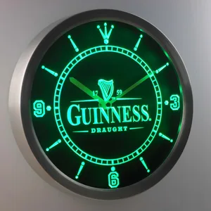 Guinness Draught LED Neon Wall Clock