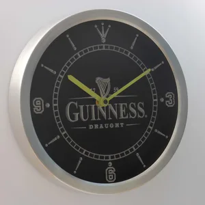 Guinness Draught LED Neon Wall Clock
