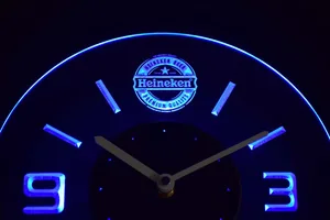 Heineken Premium Modern LED Neon Wall Clock