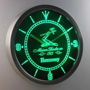 Hennessy LED Neon Wall Clock