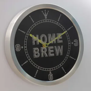 Home Brew LED Neon Wall Clock