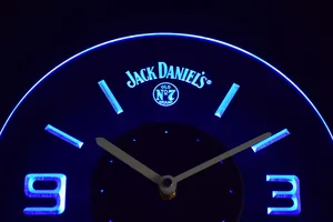Jack Daniel's Old No. 7 Modern LED Neon Wall Clock