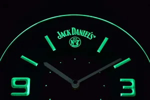 Jack Daniel's Old No. 7 Modern LED Neon Wall Clock