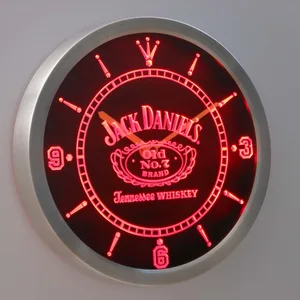 Jack Daniel's Old No. 7 Tennessee LED Neon Wall Clock